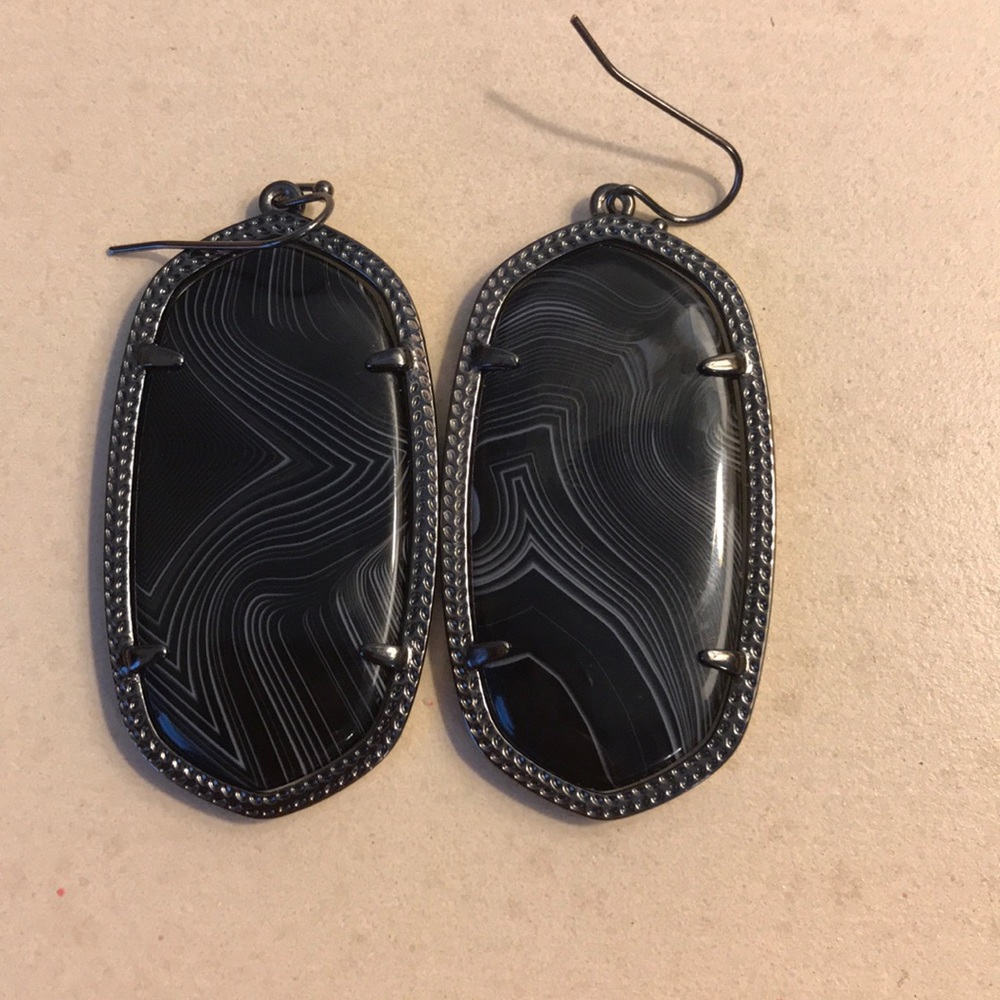 Danielle black on Black Earrings